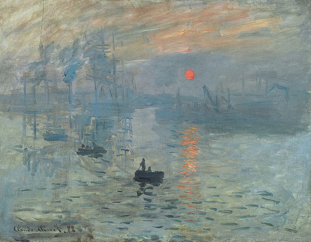 Impresión, sol naciente. Monet