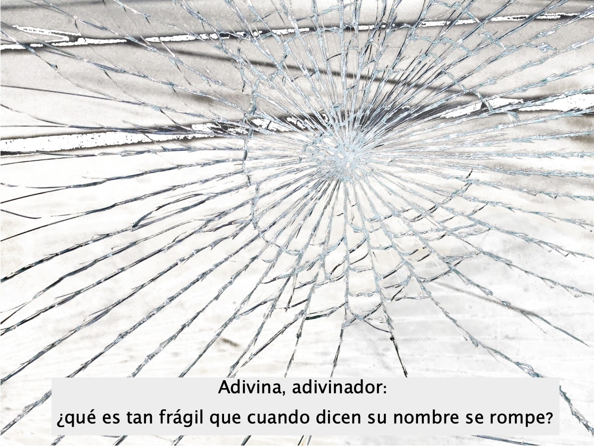 Adivina, adivinador: ¿qué es tan frágil que cuando dicen su nombre se rompe?