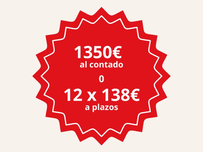 cartel métodos de pago de un artículo de oferta